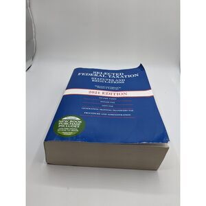 Selected Federal Taxation Statutes and Regulations 2021 Edition - Used